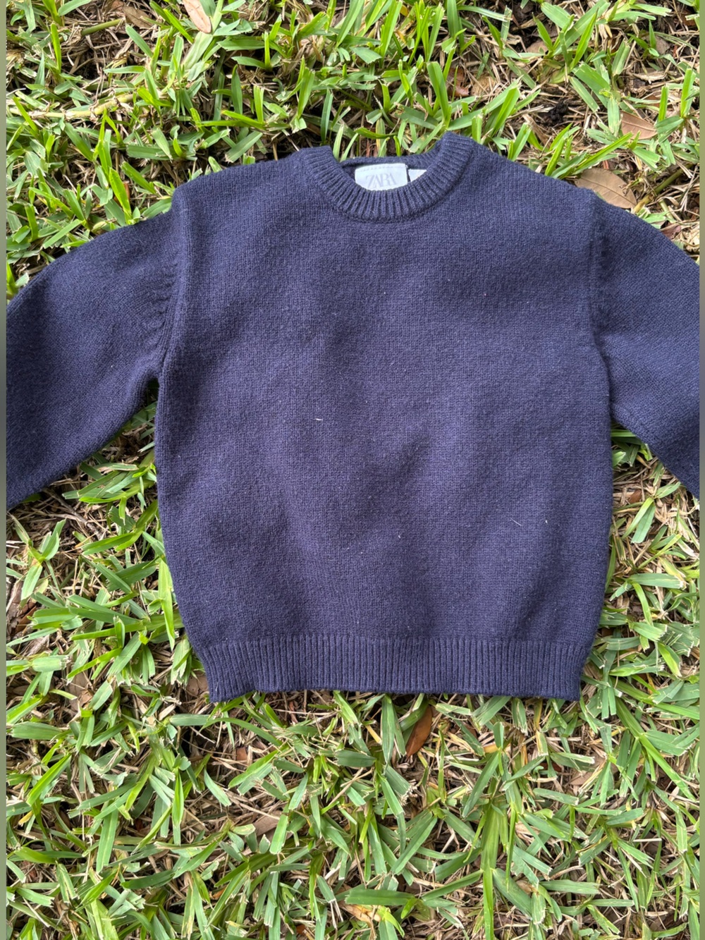 Zara Kids Crewneck Sweater in Navy